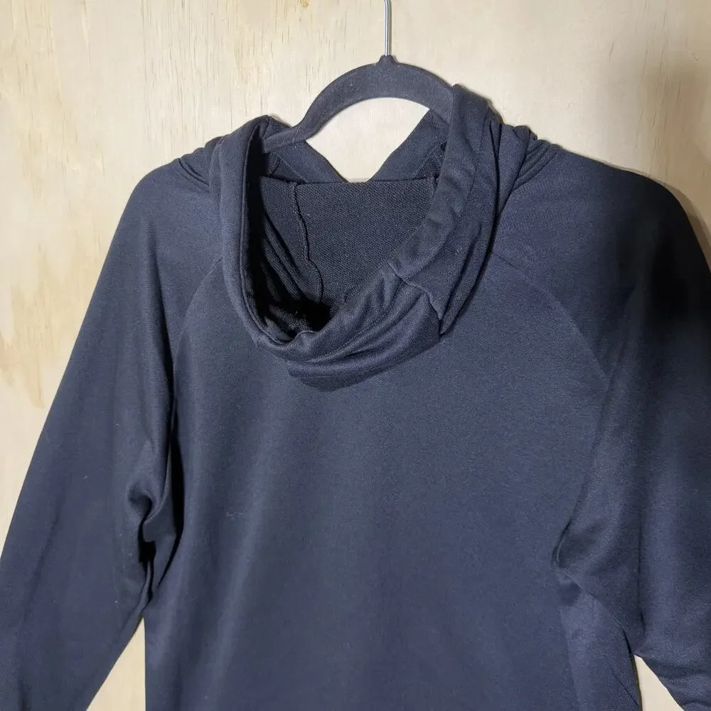 Nike Dri-Fit Hoodie Sweatshirt Black‎ Pullover Athletic Training Men’s L
